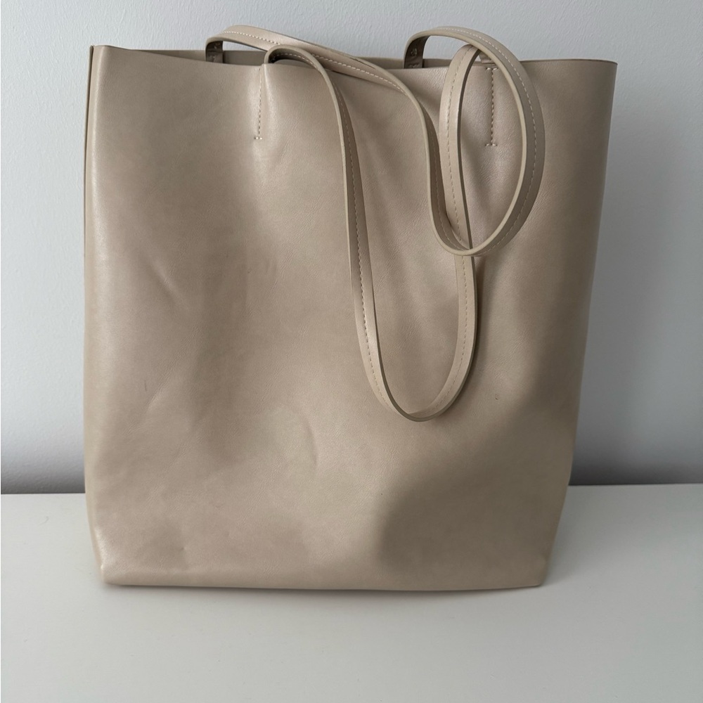 Mango Elegant Cream Tote Bag
